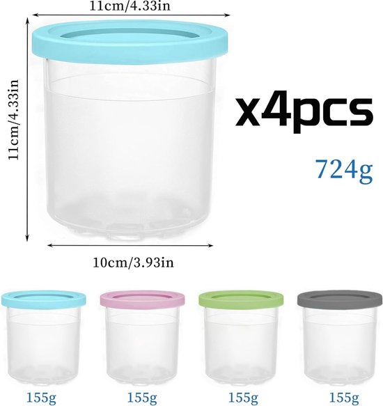 Nevolis® IJshouder geschikt voor Ninja Creami Deluxe bekers, bakjes - 4