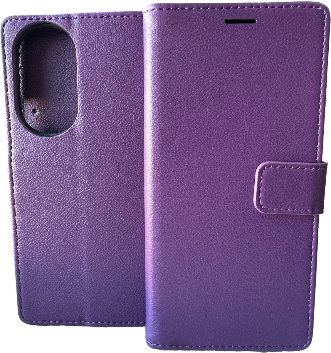 Portemonnee Book Case Hoesje Geschikt voor: Motorola Edge 30 Pro - Paars
