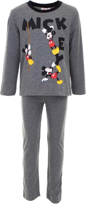 Pyjama Disney Mickey Mouse - Grijs - Taille 110/116