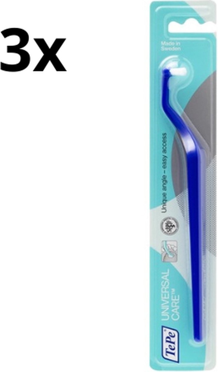 Goedkoopste 3x TePe Implant Care - Tandenborstel (universal care) - Voordeelverpakking