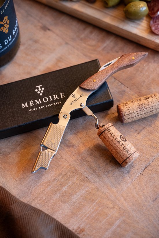 Couteau Sommelier - Rosewood & RVS | MÉMOIRE