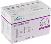 Voordeelverpakking 4 X Klinion diabetes Soft Fine Plus Naalden 6mm, 110 stuks