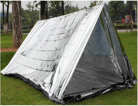 Lichtgewicht Noodgeval Tent I Emergency Tent I Survival Tent I Zilver I 250 x 110 CM - Cheaperito