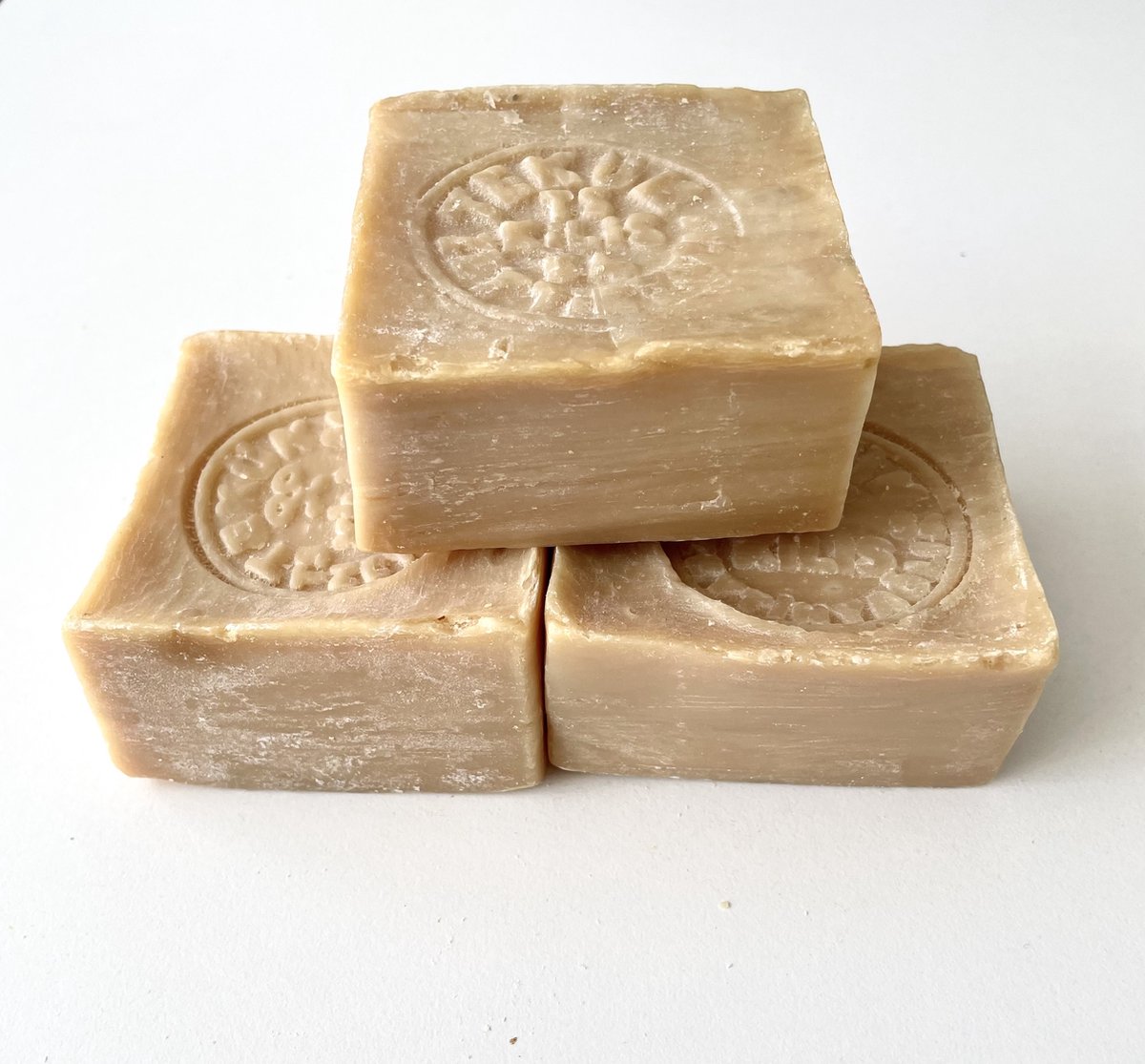 Natuurlijke zeep met Pure Olijfolie 5x150g (100% handmade and natural olive oil soap)