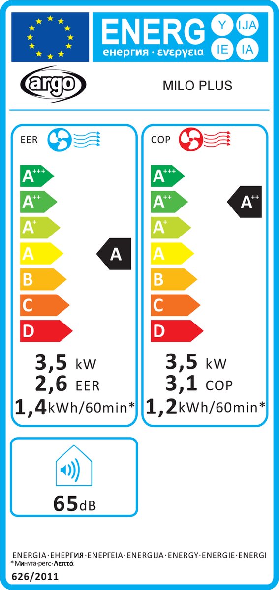 Afbeelding 2 van Argoclima ODIN PLUS 13000 mobiele airconditioner