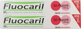 Fluocaril Bi-Fluorescerende Gevoelige Tanden Tandpasta Set van 2 x 75 ml