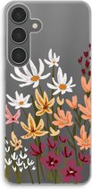 Case Company® - Hoesje geschikt voor Samsung Galaxy S24 Plus hoesje - Painted wildflowers - Soft Cover Telefoonhoesje - Bescherming aan alle Kanten en Schermrand