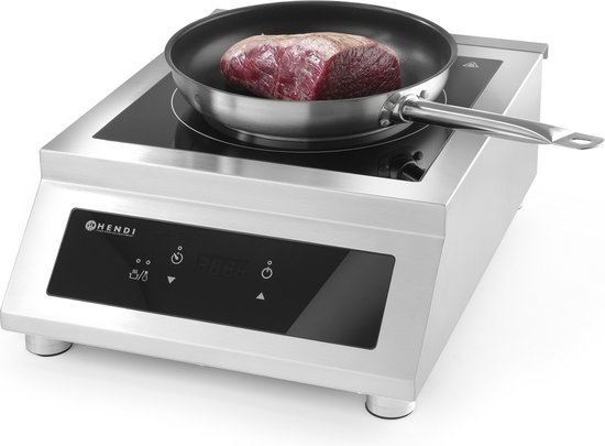 Inductiekookplaat model 3500 D XL - RVS - H 12 X 50 X 39 CM - Hendi