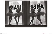 Kunstdruk Time Life Ballet Dancers in Window 60x80cm