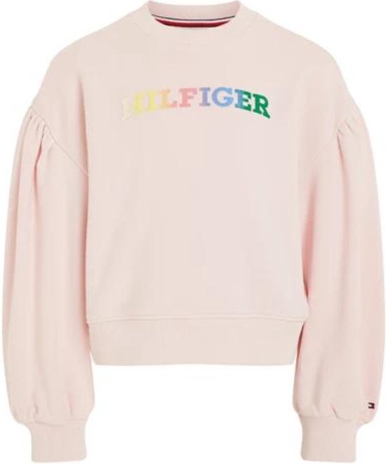 Tommy Hilfiger MONOTYPE SWEAT-SHIRT Pull Filles - Pink - Taille 14