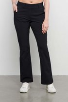 &Co WOMAN - Travel Broek Flared Penelope - zwart - maat S