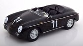 De 1:12 Diecast modelauto van de Porsche 356A Speedster #71 Steve uit 1955. De fabrikant van het schaalmodel is KK Scale. Dit model is alleen online verkrijgbaar.