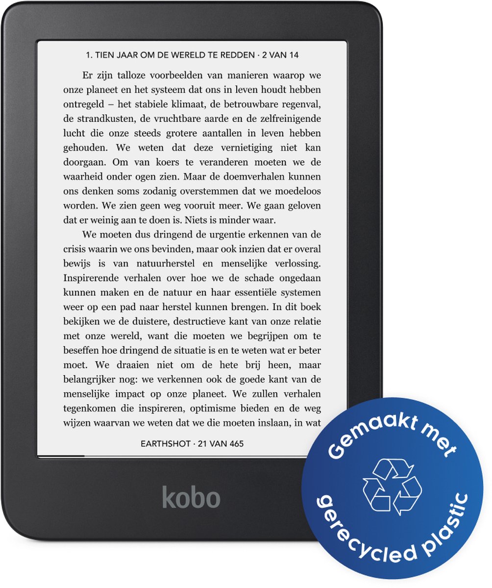 Kobo Clara 2E 6 Waterproof E-Reader 16GB Blue (N506-KU-OB-K-EP)  N506KUOBKEP 