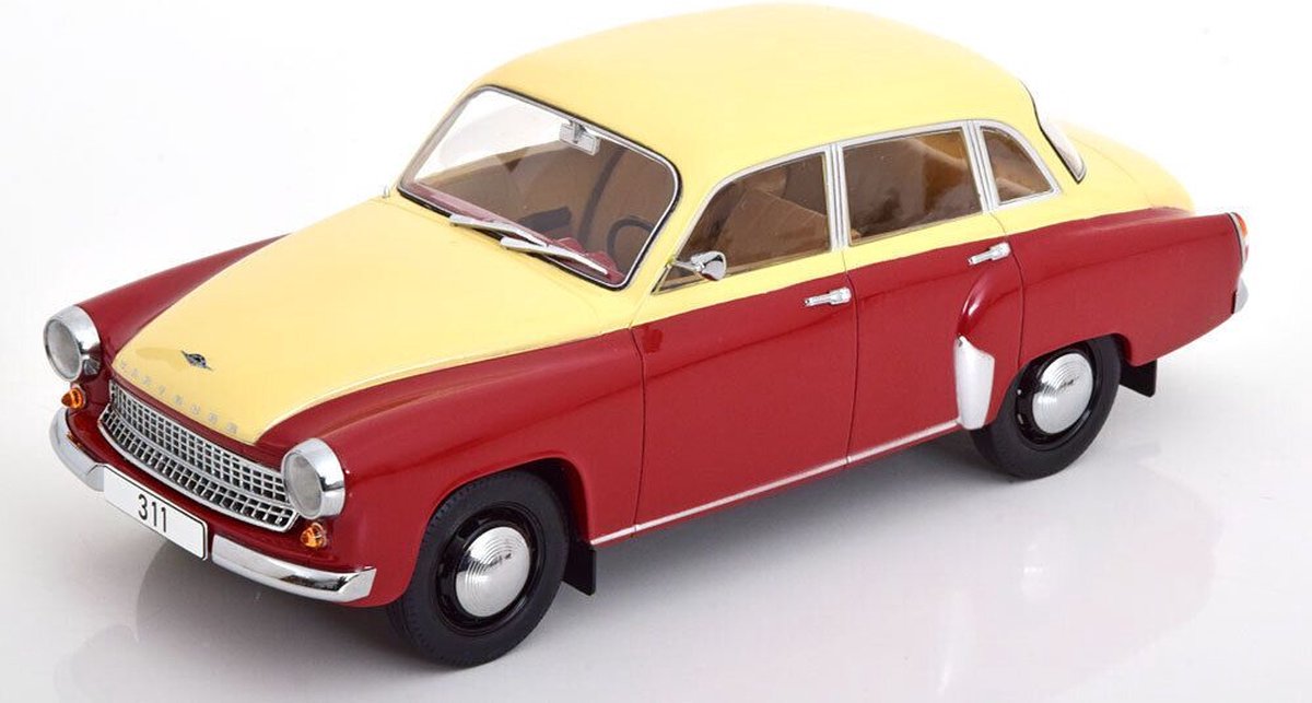 Wartburg 311 1959 rood beige MCG