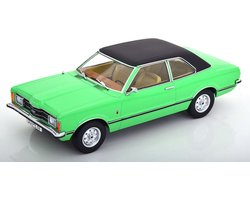 1:18 gegoten model Ford Taunus GXL Sedan 1971 lichtgroen KK Scale