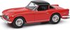 Het 1:18 Diecast model van de Triumph TR5 Spider Closed van 1968 in Red. De fabrikant van het schaalmodel is Schuco.Dit model is alleen online beschikbaar.