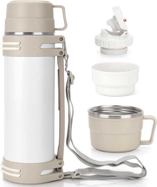 1200-3000ML Grote Thermosfles Thermosflessen Roestvrij Staal Geïsoleerde Water Thermische Beker Met Riem 48 Uur Insalation kopen vanaf een prijs van 92 1200-3000ML Grote Thermosfles Thermosflessen Roestvrij Staal Geïsoleerde Water Thermische Beker Met Riem 48 Uur Insalation kopen vanaf een prijs van 92