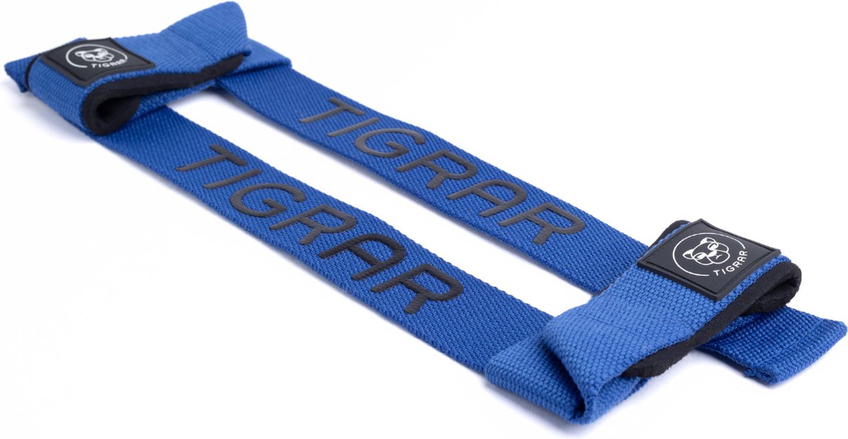 Tigrar Lifting Straps Fitness Accessoires - Blauw - Nylon - Soft Padding