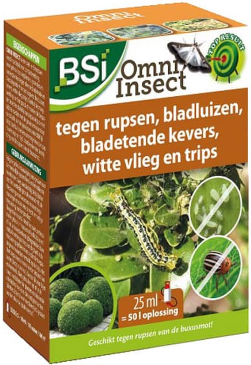 BSi Omni Insect vloeibare oplossing – geschikt voor buxusmot, trips, witte vlieg, kevers