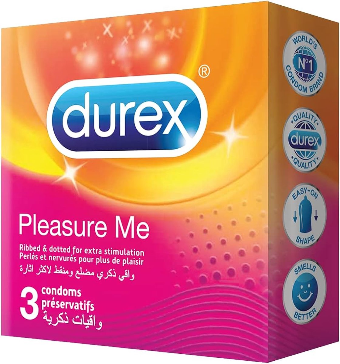 Durex Condooms Pleasure Me 3 stuks