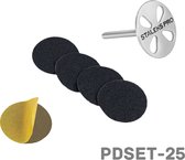 Staleks Pedicure / PODO disc + disposable files - Large | 180 grit - 25mm - 5 pieces