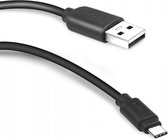 SBS USB-A naar USB-C Kabel 1.8 Meter - Zwart