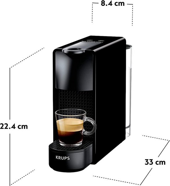 Krups Nespresso Essenza Mini XN1108 - Koffiecupmachine - Zwart