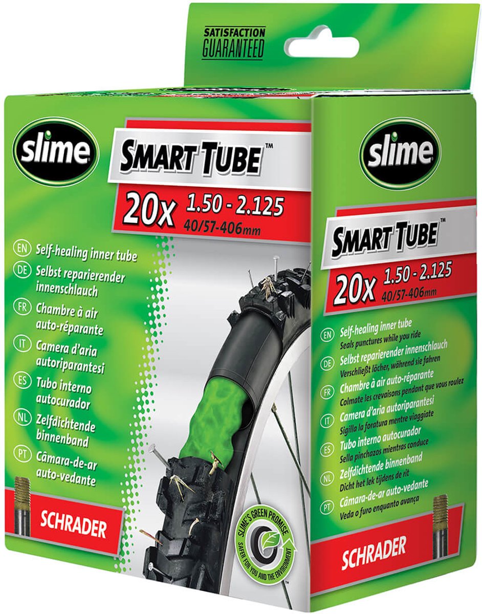 Slime - Binnenband Fiets - Auto Ventiel - 20 x 1.5 2.125