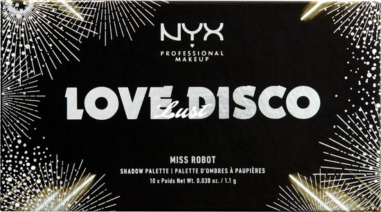 Nyx Professional Makeup - Love Lust Disco Oogschaduw Palette - Miss Robot