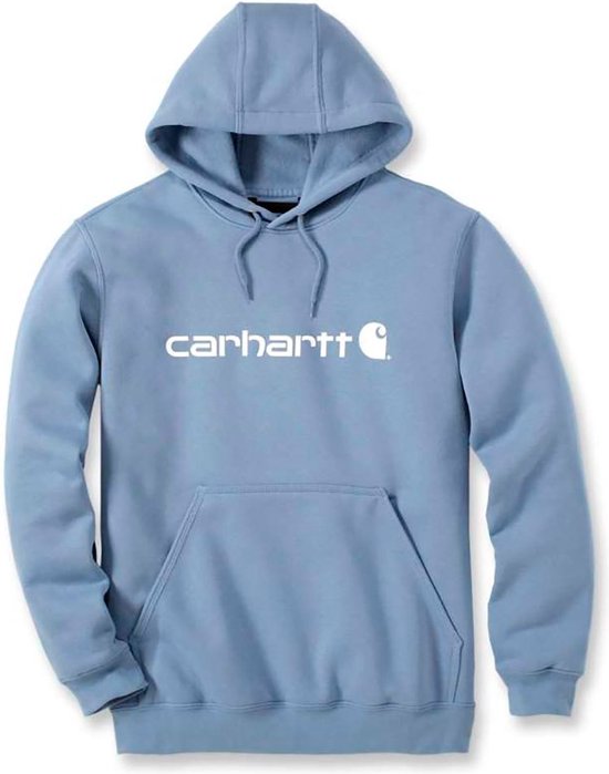 Carhartt Signature Logo Sweatshirt Skystone-M
