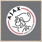 ajax poster | ajax posters voetbal amsterdam | 50 x 50 cm | pop art streetart | WALWALLS®