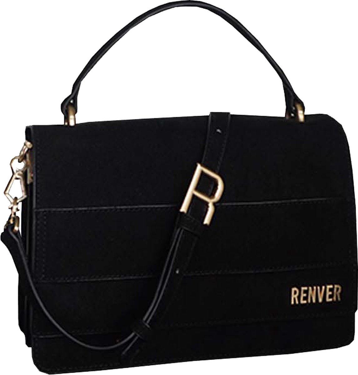 RENVER Harper dames handtas - zwart