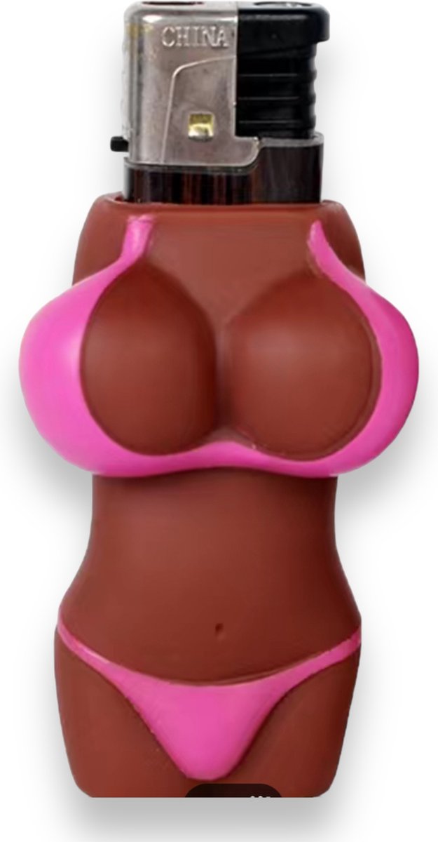 Goedkoopste Sensuele Bruine Vrouwenlichaam Aansteker Sleeve - Elegant & Artistiek 1 Stuk