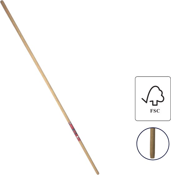 Synx Tools Manche à balai Tauari 150cm - Manche à balai - balai / Balayeuse - Manche - Balai de jardin - Manche à balai extérieur - Manche à balai intérieur