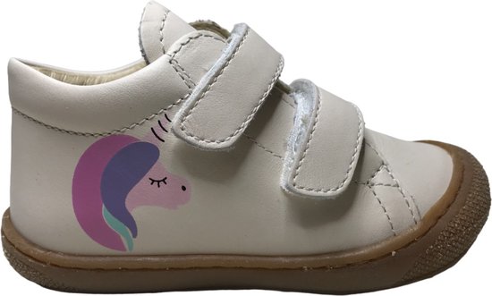 Naturino - Cocoon - Mt 22 - velcro's bumper unicorn lederen sneakers - Beige