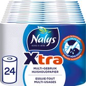 Nalys Xtra Multi-gebruik Wit Keukenpapier - 24 Rollen