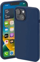 Hama Finest Feel Cover Hoesje geschikt voor Apple iPhone 14 - TPU materiaal - Zijdezacht afwerking - Krasbestendig - Perfecte Pasvorm - Blauw