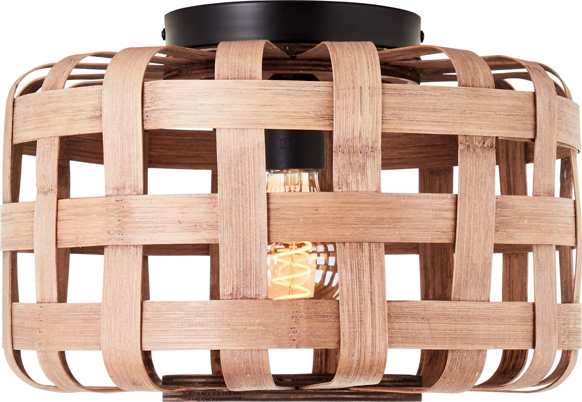 Brilliant plafondlamp Woodline natuur ⌀36cm E27