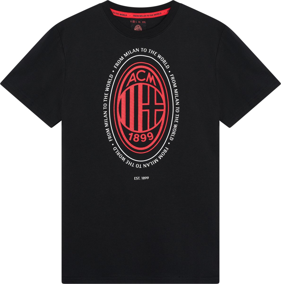 AC Milan logo t-shirt kids - Maat 164 - maat 164