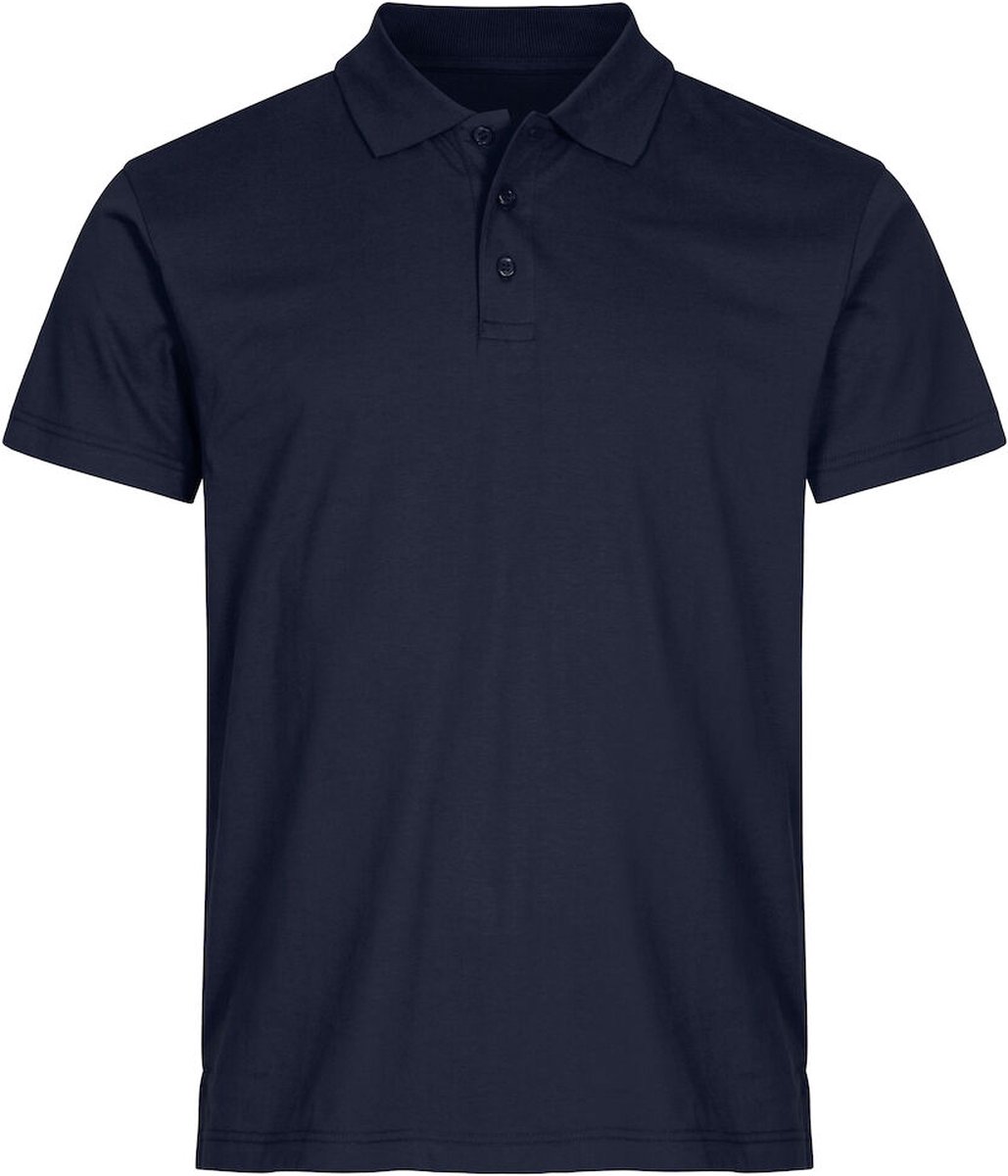 Clique Single Jersey Polo 028280 - Dark Navy - L