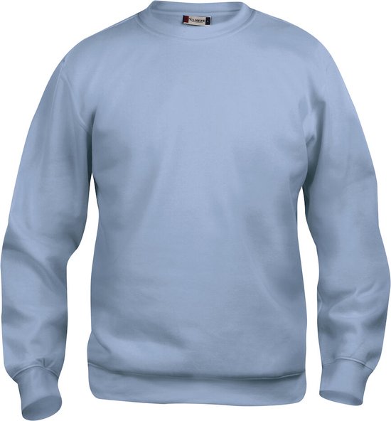 Clique Basic Roundneck 021030 - Licht-blauw - XS