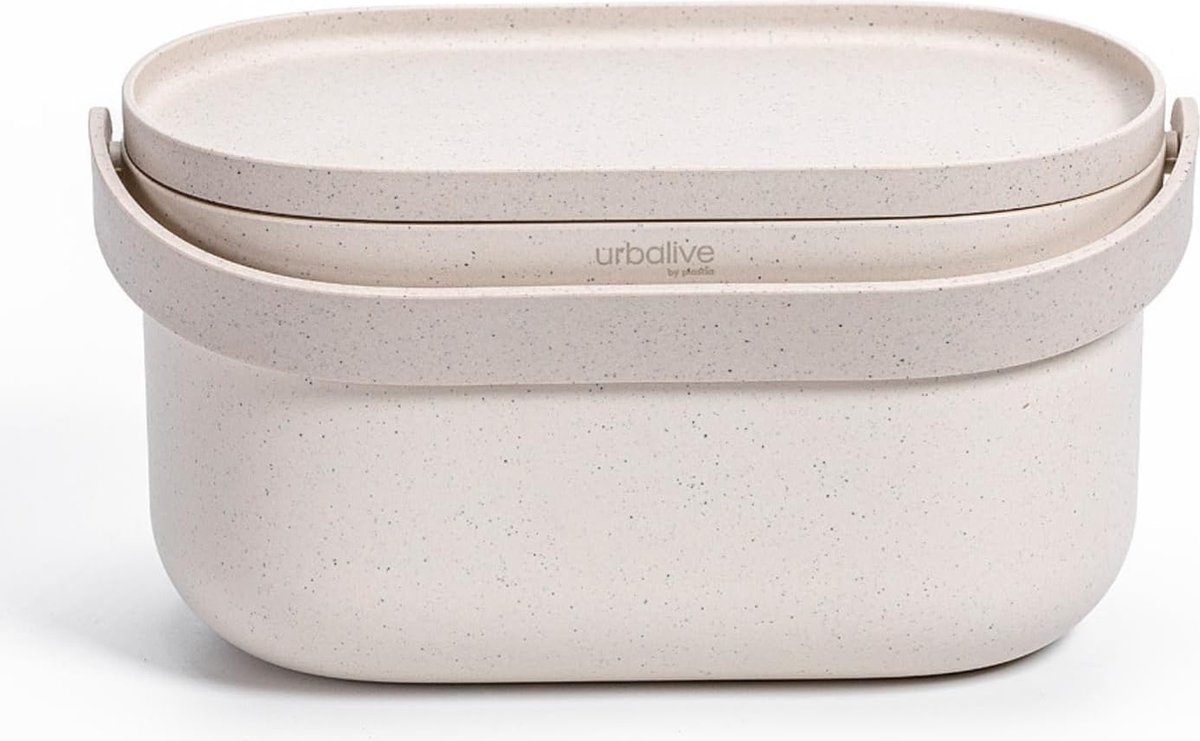 Goedkoopste Biologische Afvalemmer voor de Keuken - 4 Liter Compostemmer met Deksel - Ruimtebesparende Vuilnisemmer voor Biologisch Afval