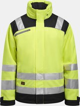 Jobman 1347 Hi-Vis Winter Jacket Star 65134707 - Geel/Navy - 3XL