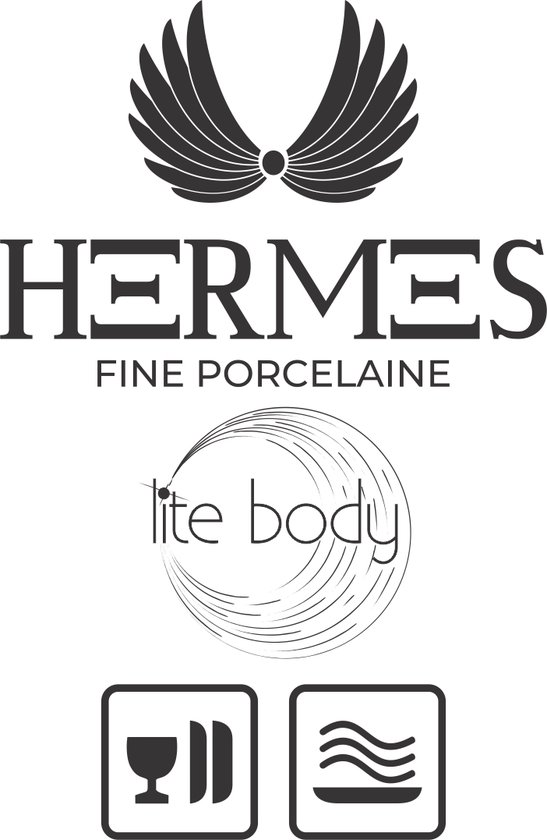 Lite-Body Kom Hermes - 500ml - set van 6 - Wit - Lite-Body