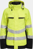 Jobman 1283 Hi-Vis Shell Jacket 65128362 - Geel/Zwart - XXL