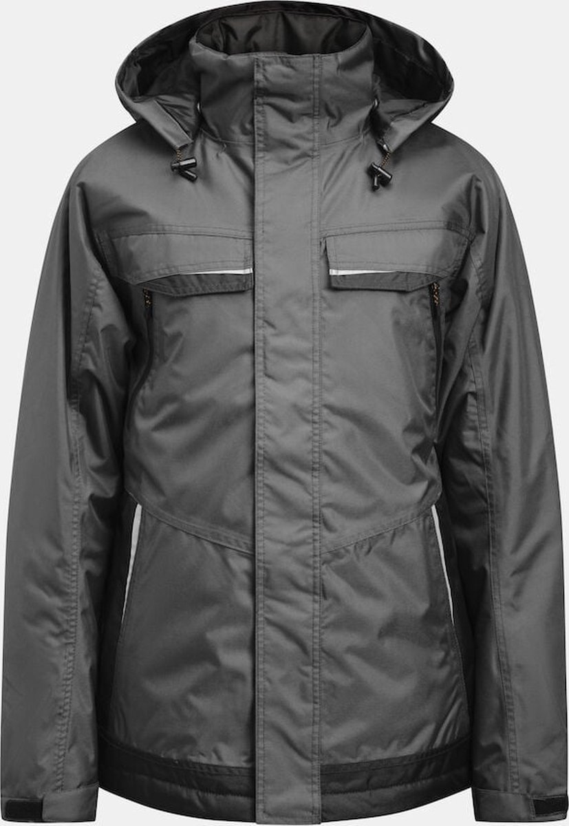 Jobman 1384 Winter Jacket 65138436 - Donkergrijs/Zwart - XL