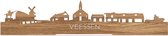 Standing Skyline Veessen Eikenhout - 40 cm - Woon decoratie om neer te zetten en om op te hangen - Meer steden beschikbaar - Cadeau voor hem - Cadeau voor haar - Jubileum - Verjaardag - Housewarming - Aandenken aan stad - WoodWideCities