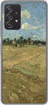 Geschikt voor Samsung galaxy a73 hoesje - Geploegde akkers - Vincent van Gogh - Siliconen Telefoonhoesje