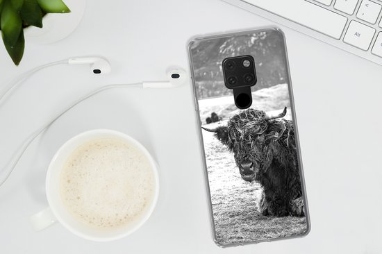 Coque Huawei P40 Lite - Highlander écossais - Berg - Animaux - Coque de téléphone en Siliconen