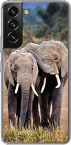 Coque Samsung Galaxy S22 Plus - Amis de l'éléphant - Coque de téléphone en Siliconen